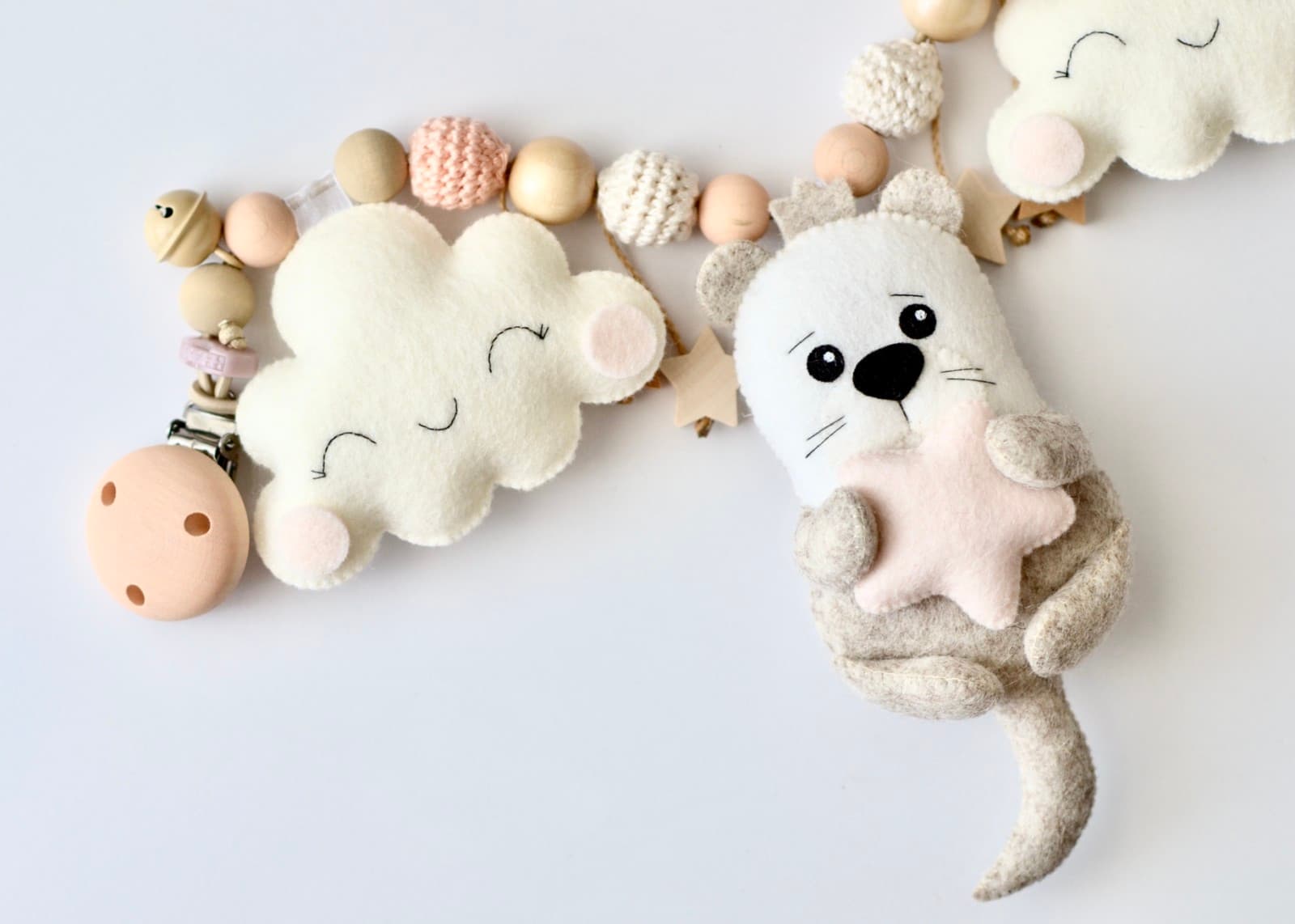 Kinderwagenkette Otter Orange - 3