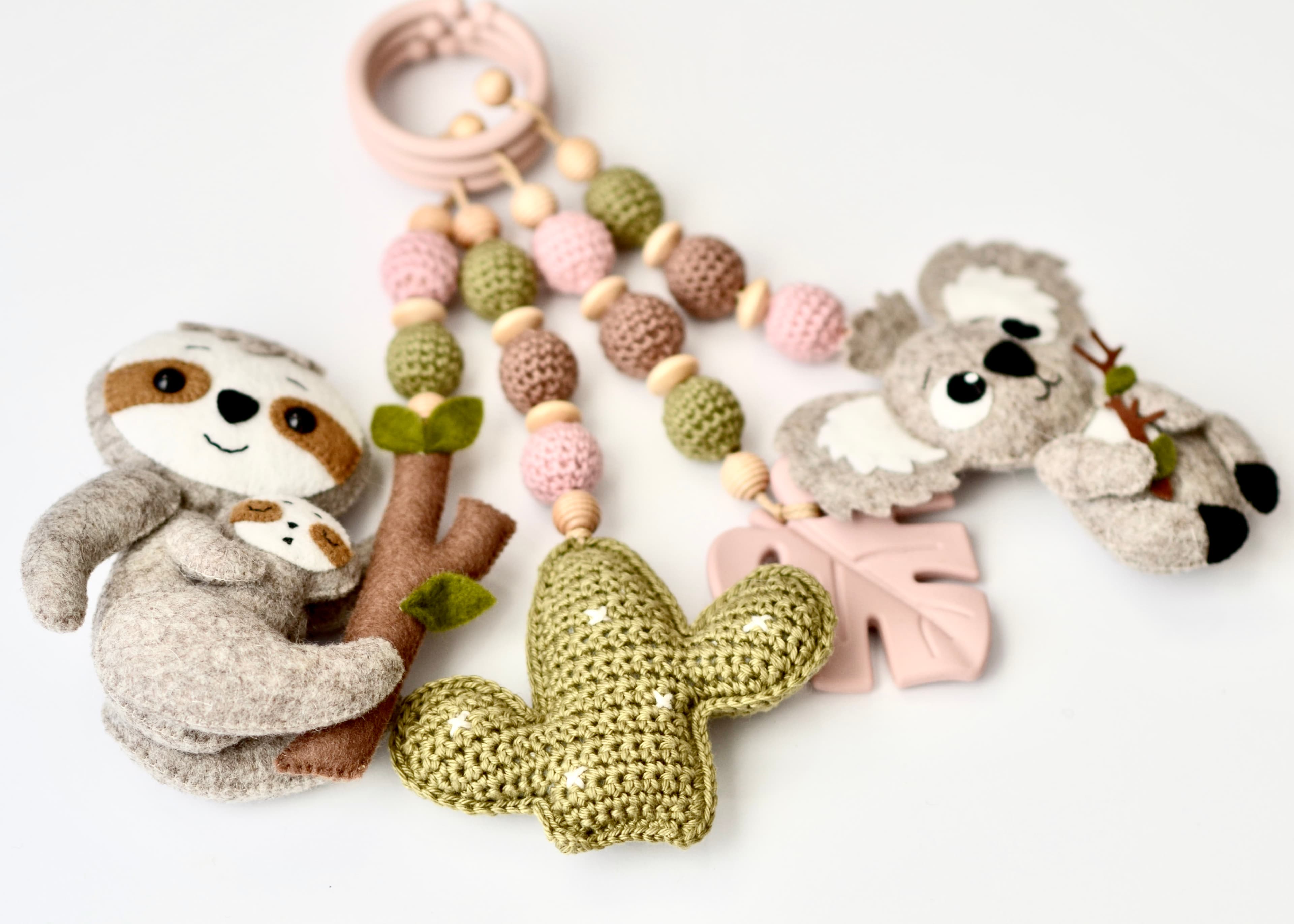 Spielbogen Faultier Koala Kaktus Monstera - 4